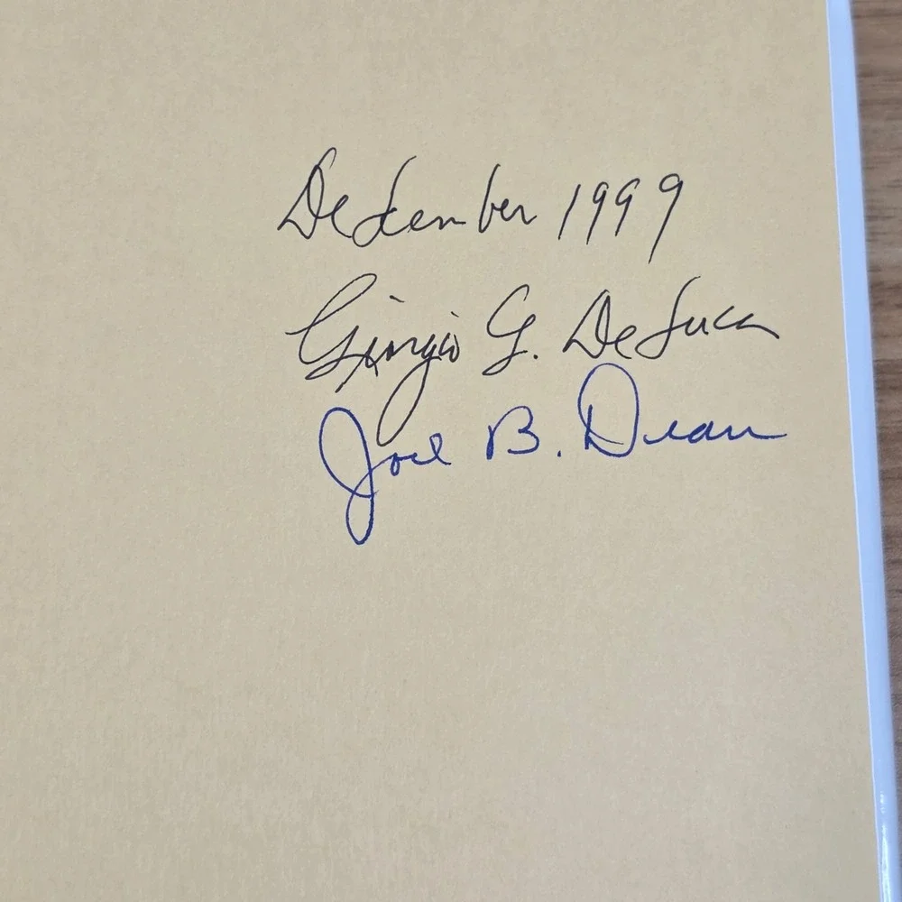 Dean & DeLuca Cookbook Signed by Joel Dean & Giorgio DeLuca 1st Edition HC